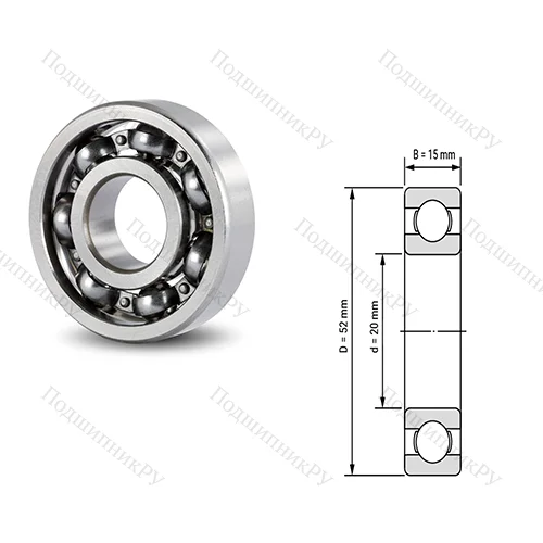 Подшипник шариковый радиальный