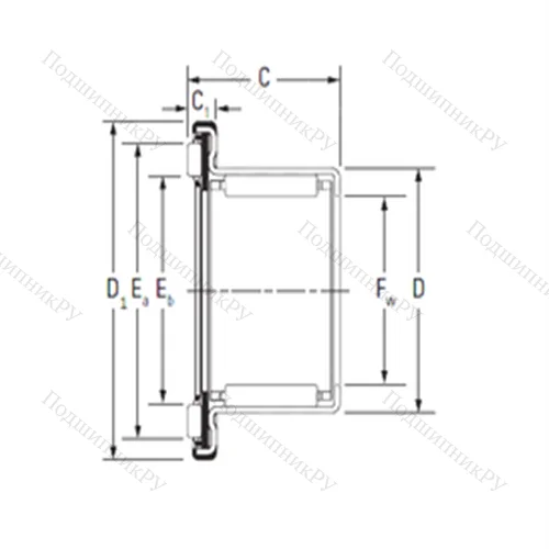 Подшипник комбинированный 712040610