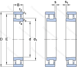 Подшипник N 1015 KTNHA/HC 5SP