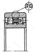 Модификация подшипника 4-3282109 размер 45x75x23 от производителя  ГПЗ-1