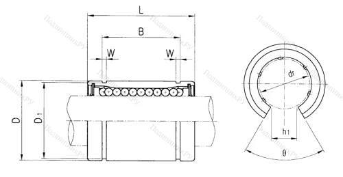 Подшипник LM 12 UU OP в Волгограде