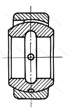 Подшипник GE 110 E размер 110x160x70/55 от производителя  SKF