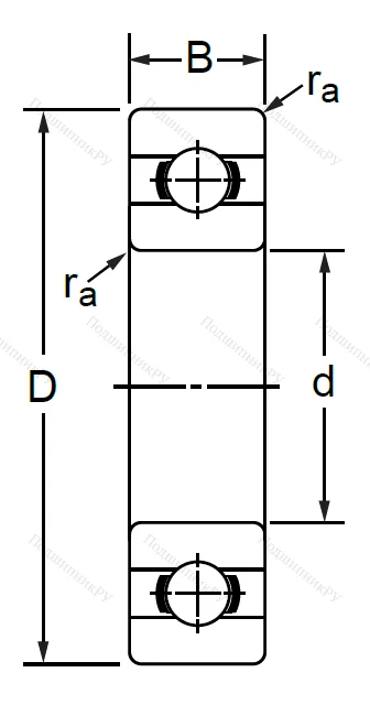 Дюймовый шариковый подшипник RLS 10 (LJ 1.1/4) в Волгограде