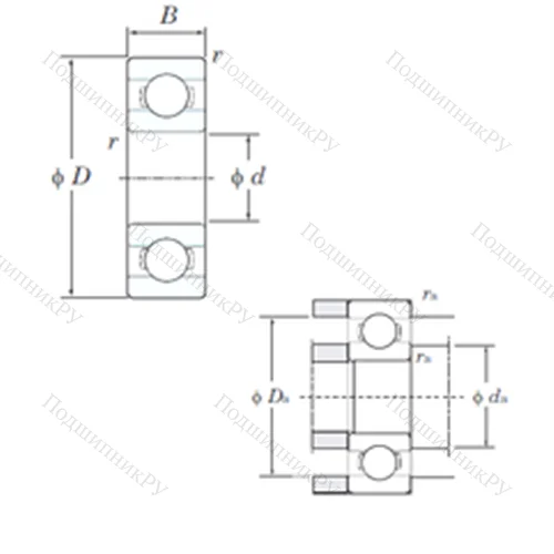 Подшипник шариковый радиальный ML 6010 от производителя  KOYO