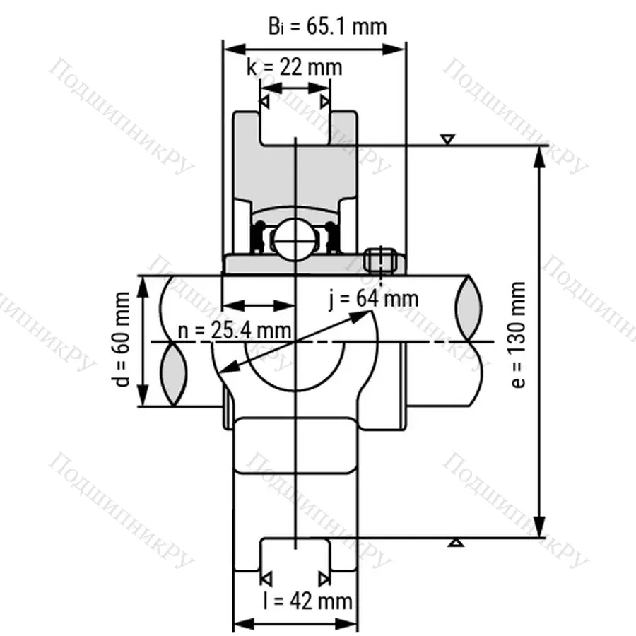 Подшипниковый узел UCT 314 - Вал: 70 мм