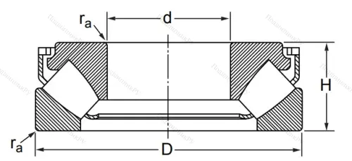 Упорный роликовый подшипник 29420 M (9039420 Л ГОСТ) в Волгограде