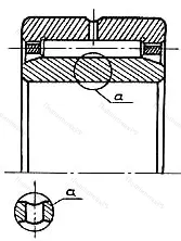 Подшипник  244708 размер 40x55x30