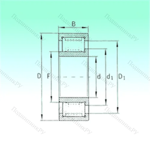 Подшипник роликовый радиальный ZSL 192317 от производителя  NBS Подшипник роликовый радиальный ZSL 192317 от производителя  NBS