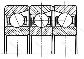 Подшипник  846115 размер 75x115x60 от производителя  ГПЗ-3