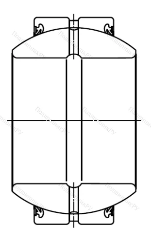 Шарнирный подшипник GEH 90 ES 2RS в Волгограде