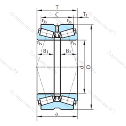 Подшипник роликовый радиально-упорный PSL 69-202