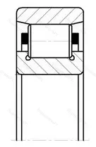 Подшипник  2105 (N 1005) размер 25x47x12