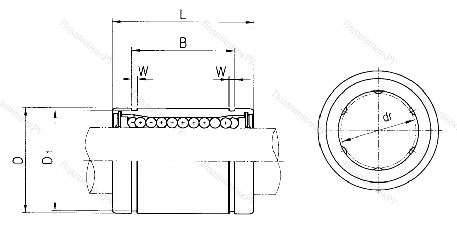 Подшипник LM 25 UU в Волгограде
