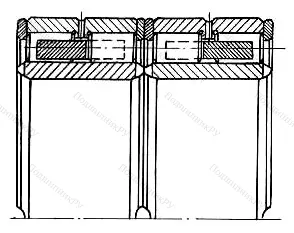 Модификация подшипника 742782М размер 410x560x420