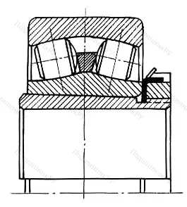 Подшипник  353507 (22208K+H 308) размер 35x80x23/36