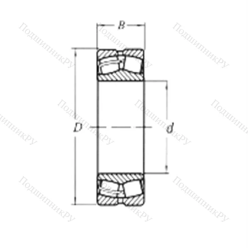 Подшипник роликовый радиальный самоцентрирующийся 22318MW 33 от производителя  CRAFT Подшипник роликовый радиальный самоцентрирующийся 22318MW 33 от производителя  CRAFT