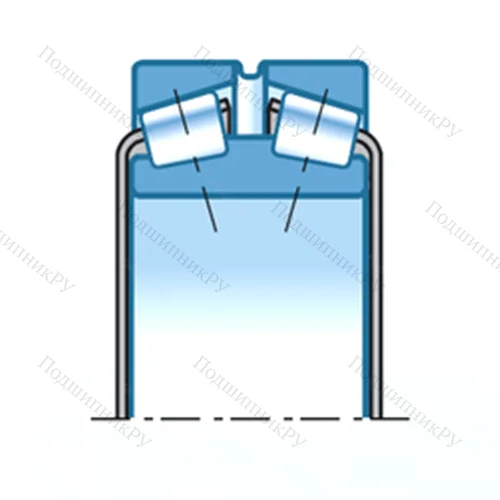Подшипник роликовый радиально-упорный HM 237546D/HM 237510+A от производителя  NTN