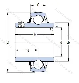 Корпусный подшипник YAR 206-2RF в Волгограде