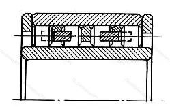Модификация подшипника 20-6462164М размер 320x480x290 от производителя  ГПЗ-9