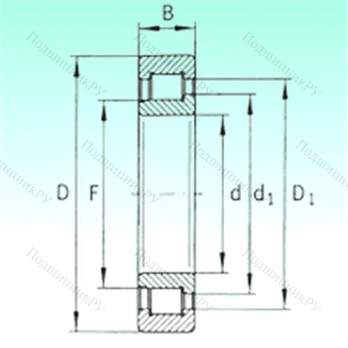 Подшипник роликовый радиальный SL 192305 от производителя  NBS Подшипник роликовый радиальный SL 192305 от производителя  NBS