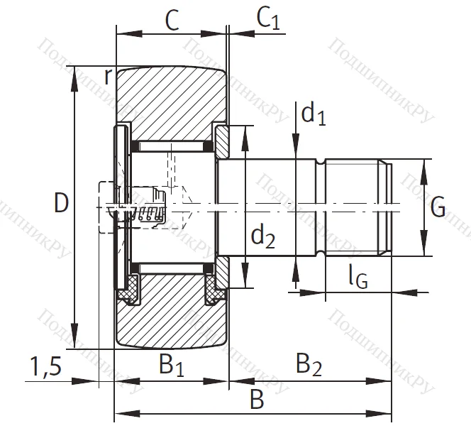 Подшипник KR 16 X PP A