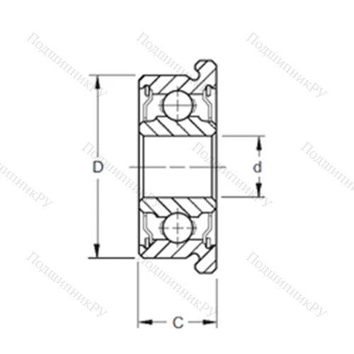 Подшипник шариковый радиальный SFR 144