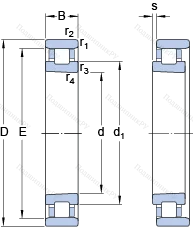 Подшипник N 1014 KPHA/HC 5SP