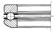 Подшипник  53205 (28205) размер 25x47x16,7 от производителя  SKF Подшипник  53205 (28205) размер 25x47x16,7 от производителя  SKF