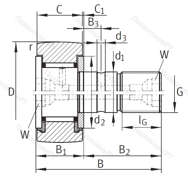 Подшипник KR 32 PP A