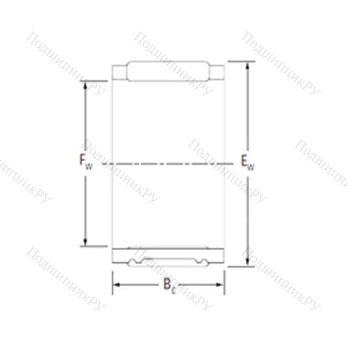 Подшипник игольчатый радиальный RS 384626