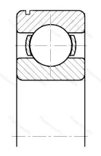 Подшипник  50100 (6000N) размер 10x26x8