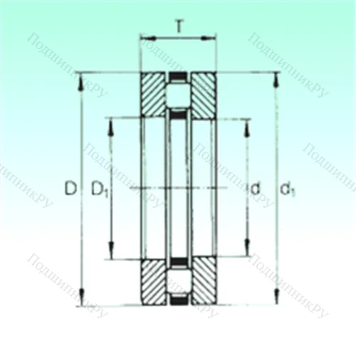 Подшипник роликовый упорный 81164-M