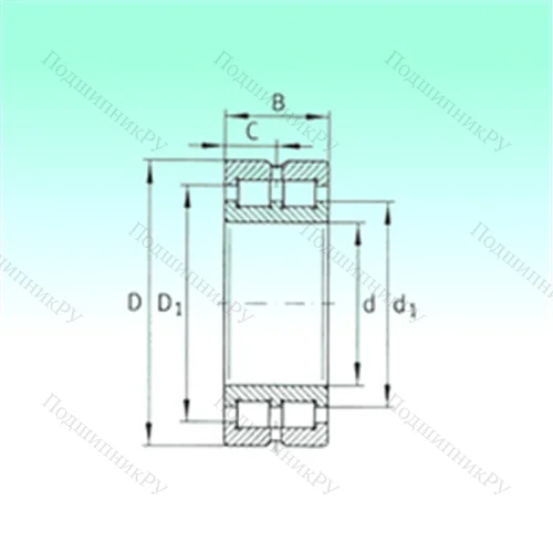 Подшипник роликовый радиальный SL 014944 от производителя  NBS Подшипник роликовый радиальный SL 014944 от производителя  NBS