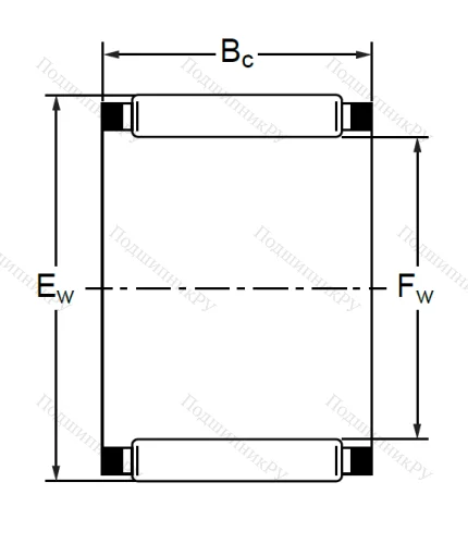Подшипник K 44x60x29.8 (KT) в Волгограде