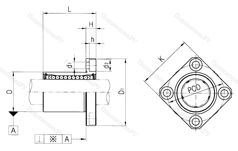 Подшипник LMK 10 UU в Волгограде