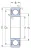 Однорядный шариковый подшипник 6206 2RS 1/C 3 от производителя  SKF