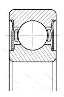 Подшипник  1080093 размер 3x8x4