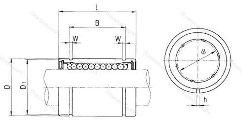 Подшипник LM 6 UU AJ в Волгограде