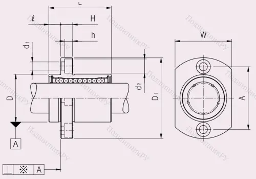 Подшипник LMH 13 UU в Волгограде