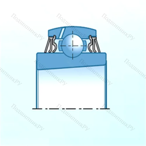 Подшипник шариковый радиальный UK 217G 2H от производителя  SNR