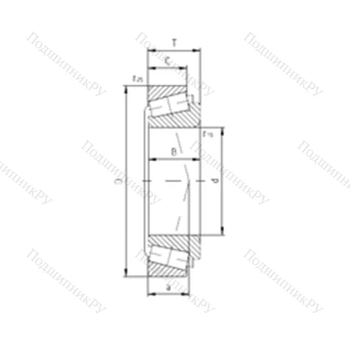 Подшипник роликовый радиально-упорный