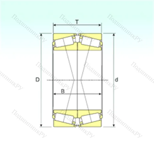 Подшипник роликовый радиально-упорный 31318J/DF от производителя  ISB