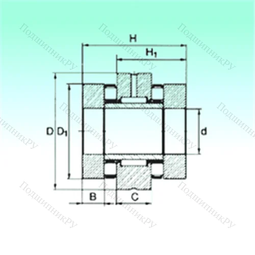 Подшипник комбинированный ZARN 45105 TN от производителя  NBS