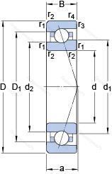 Подшипник 7006 ACE/P 4BVG 275