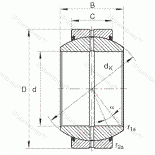Подшипник шарнирный GE 40-FO-2RS