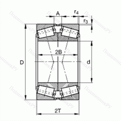 Подшипник роликовый конический 32252-N 11CA-A 500-550 от производителя  FAG Подшипник роликовый конический 32252-N 11CA-A 500-550 от производителя  FAG