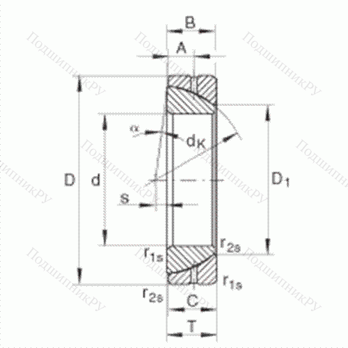 Подшипник шарнирный GE 28-SX