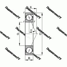7911A 5TRV 1VSUMP 3 радиально-упорный шпиндельный подшипник NSK